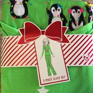 Justice Pajama Set and Matching Slippers